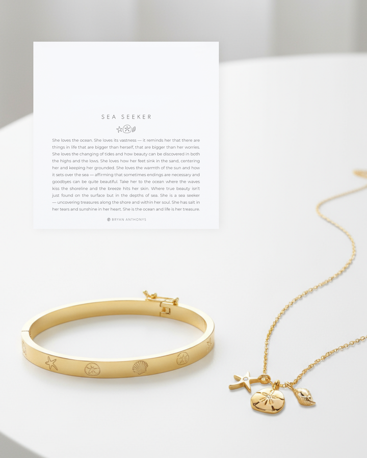 Sea Seeker Necklace & Bracelet Set – Ocean Jewelry