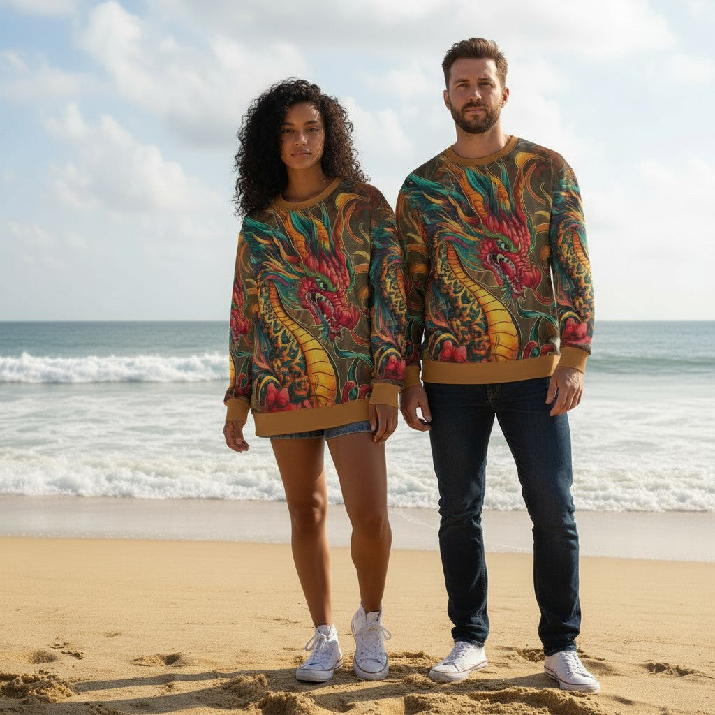 Fire Dragon Unisex Sweatshirt