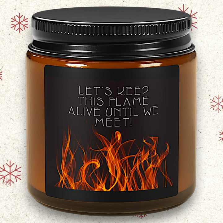 Scented Soy Candle (Multi-Size, Amber Jar) - Keep Flame Alive