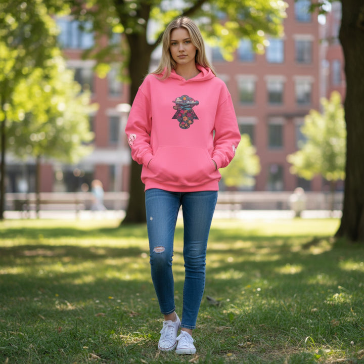 Artistic Floral Love Hoodie for Creative Souls