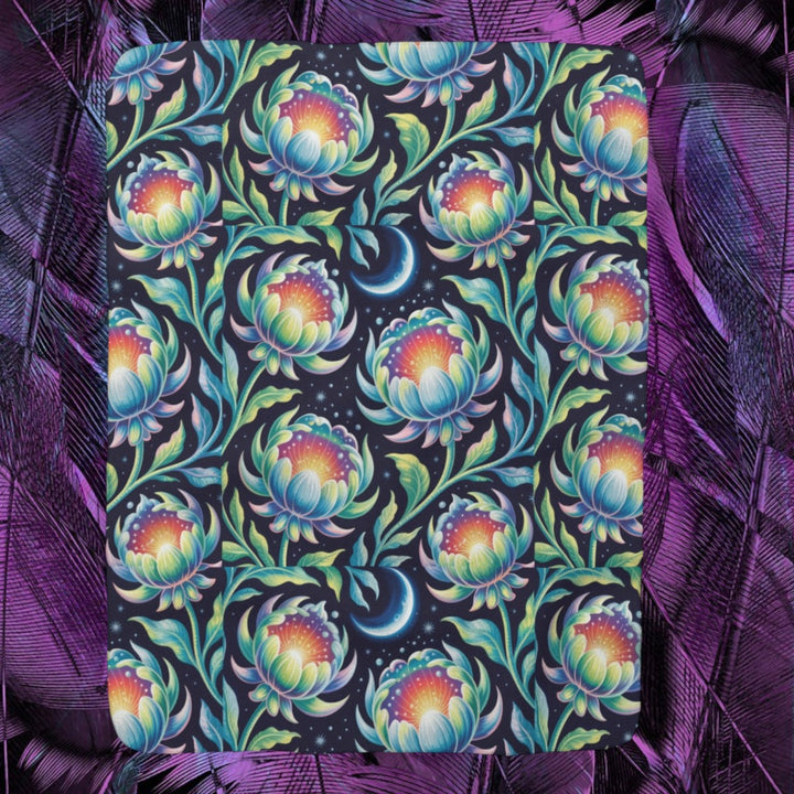 Florida Flowers Sherpa Fleece Blanket – Cozy Floral Throw for Home & Gifts