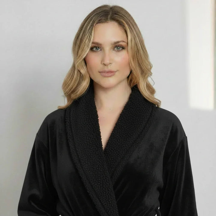 Women's Ultra Soft Plush Bathrobe | CloudSoft Luxury Fleece Robe