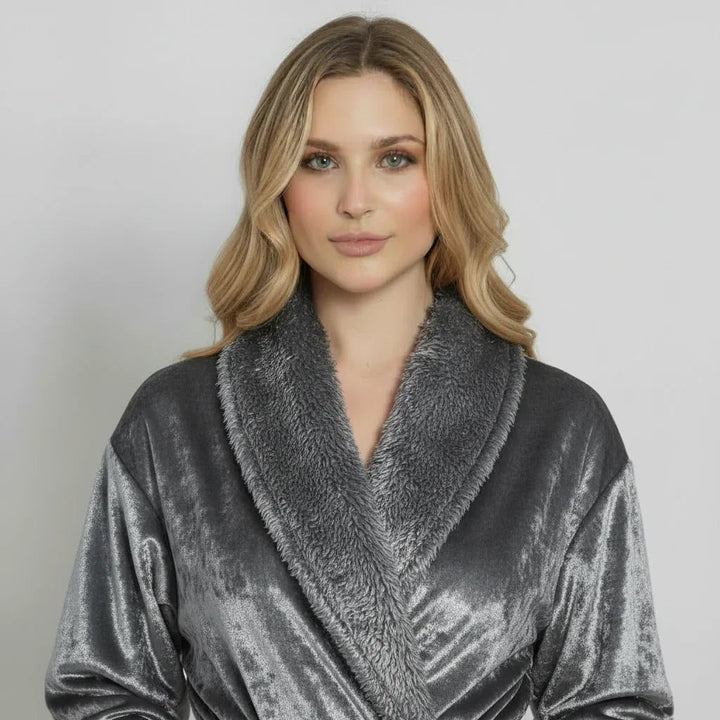Women's Ultra Soft Plush Bathrobe | CloudSoft Luxury Fleece Robe