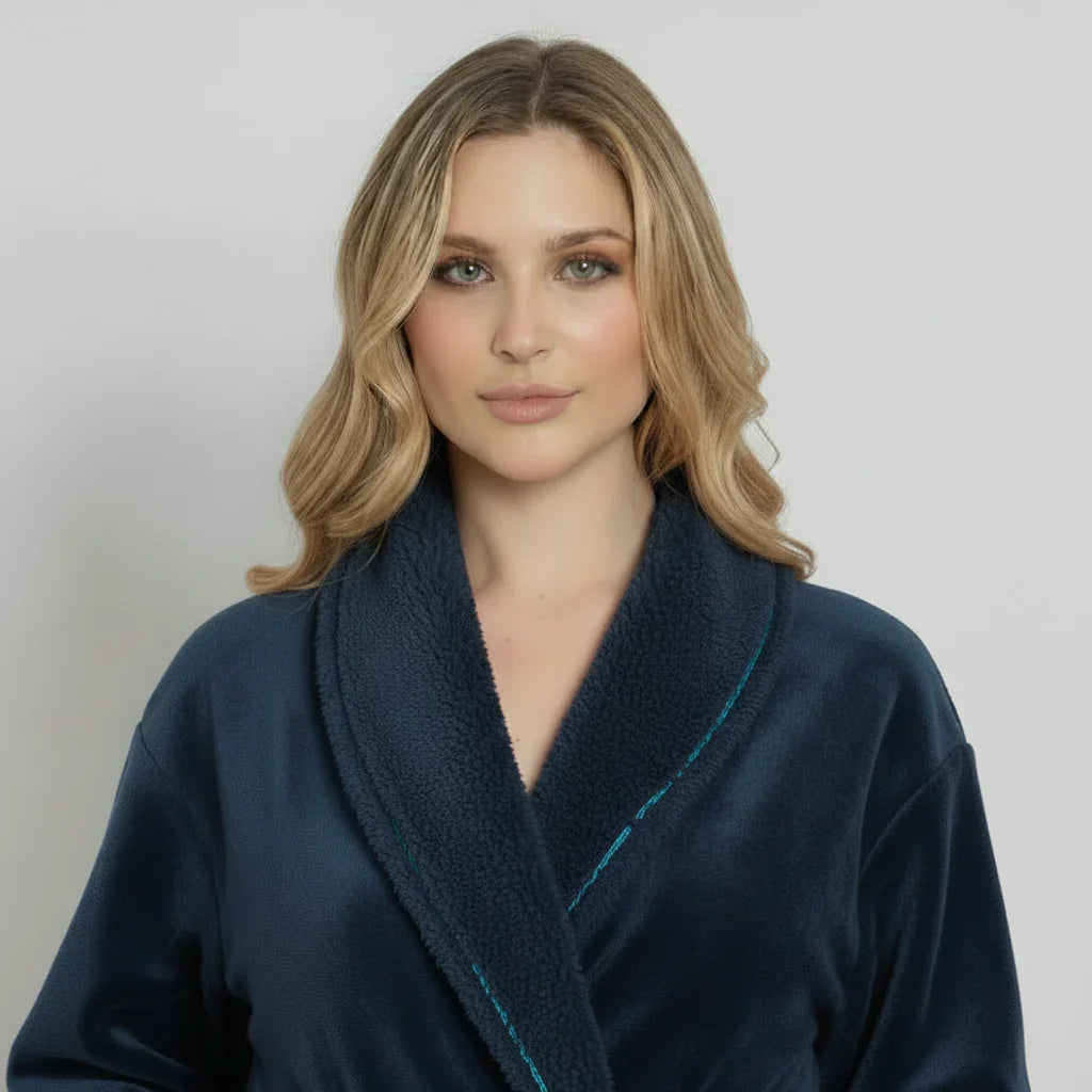 Women's Ultra Soft Plush Bathrobe | CloudSoft Luxury Fleece Robe