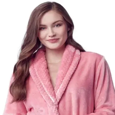 Women's Ultra Soft Plush Bathrobe | CloudSoft Luxury Fleece Robe