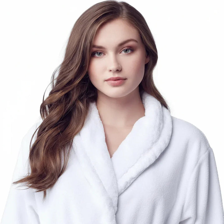 Women's Ultra Soft Plush Bathrobe | CloudSoft Luxury Fleece Robe