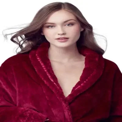 Women's Ultra Soft Plush Bathrobe | CloudSoft Luxury Fleece Robe