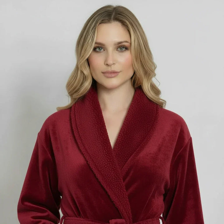 Women's Ultra Soft Plush Bathrobe | CloudSoft Luxury Fleece Robe