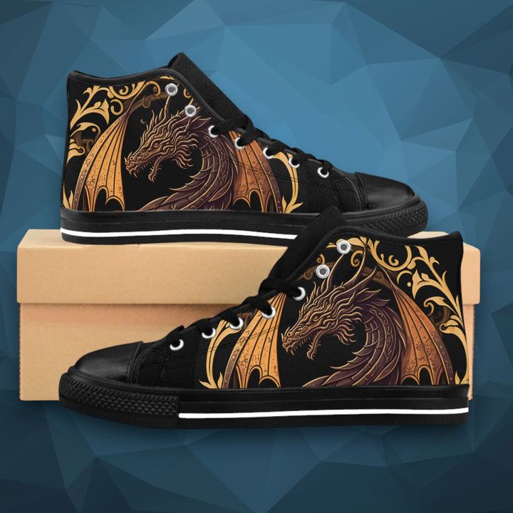 Golden Dragon Elegance Sneakers