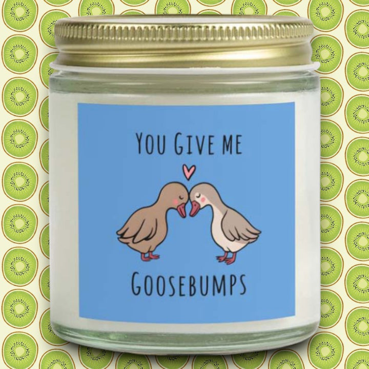 Scented Candles, Coconut Apricot Wax (4oz, 9oz) - You Give Me Goosebumps