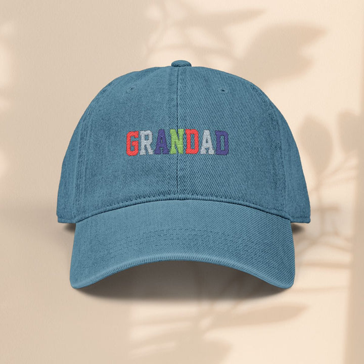 Grandad Denim Hat – Embroidered Gift for Grandpa