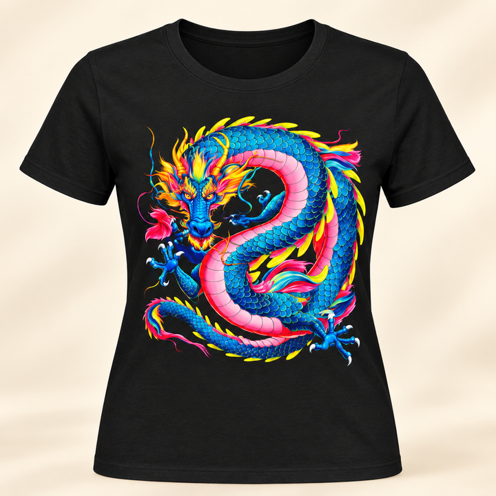 Groovy Dragon Unisex Jersey Graphic T-Shirt