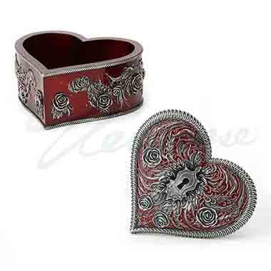 Heart and Key Romantic Jewelry Box by Vincent Hie