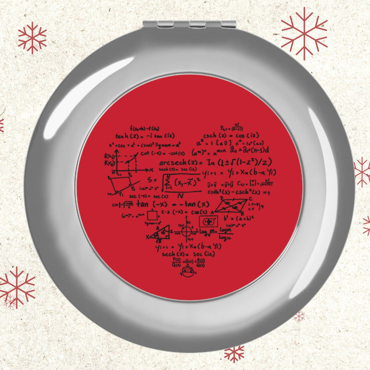 Compact Travel Mirror - Love Math
