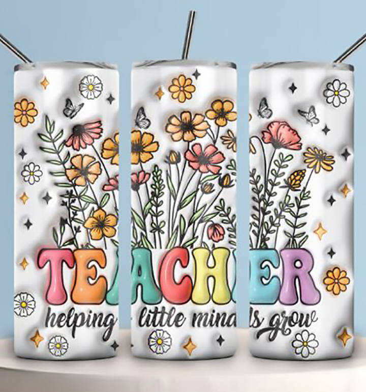 Tumbler 20oz - Teacher Helping Little Minds Grow