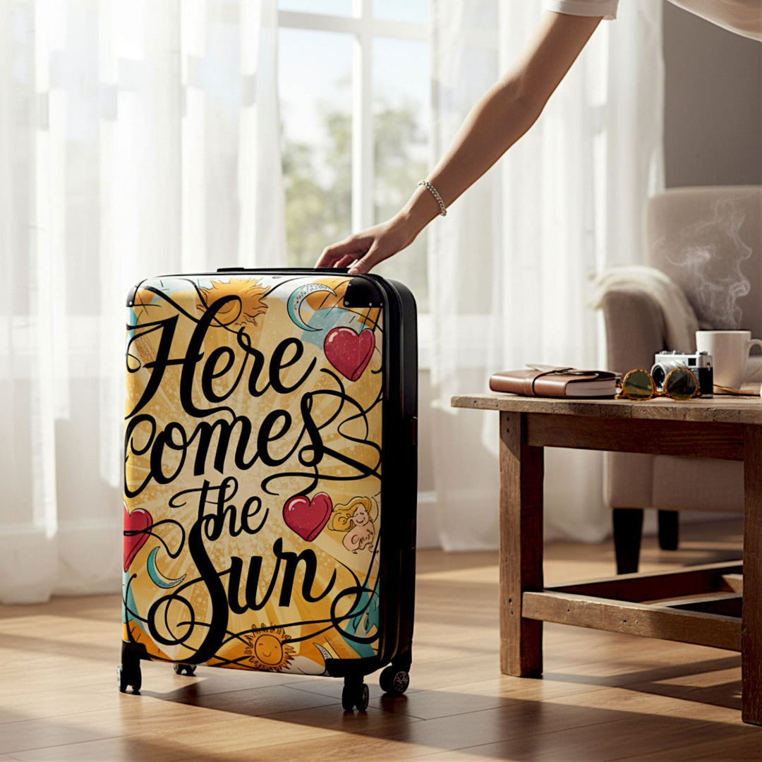 Suitcase - Here Comes The Sun Travel Luggage