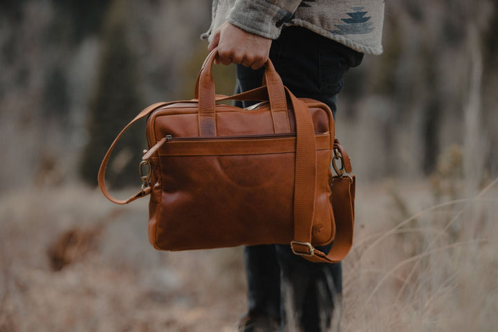 Katmai 13-Inch Leather Laptop Case | Premium Cowhide Briefcase