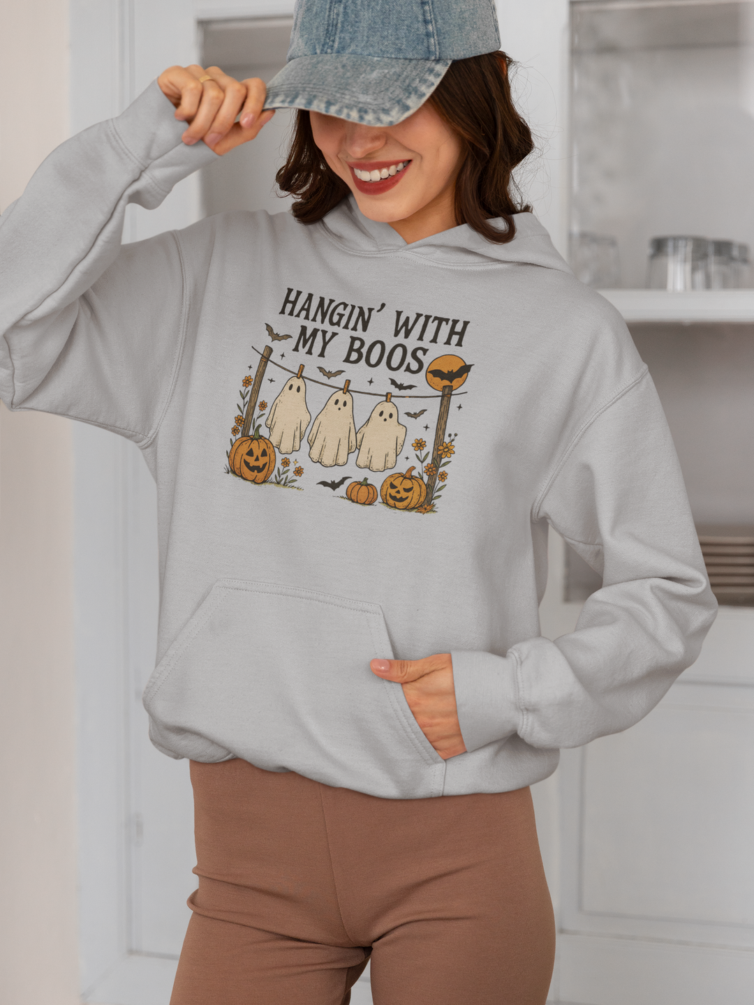 Hanging With My Boos - Halloween Hooded Sweatshirt