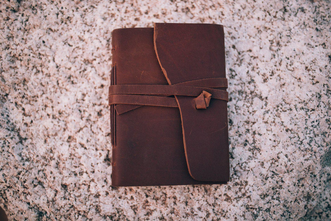 Kodiak Leather Travel Journal | Handmade Artisan Paper Notebook
