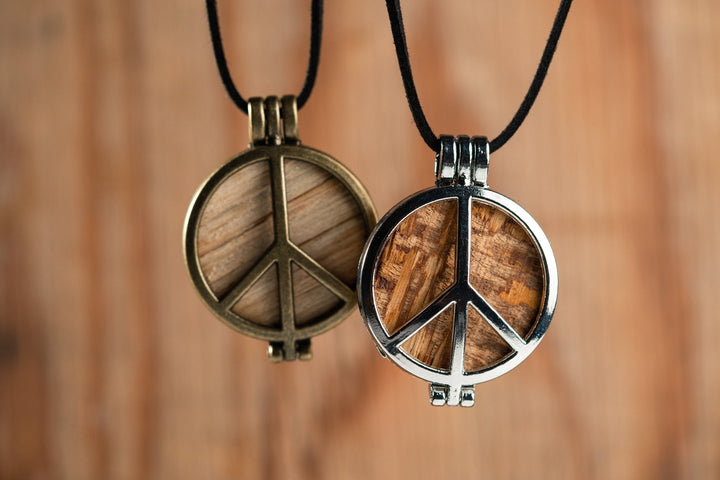 Woodstock 1969 Stage Peace Pendant Necklace
