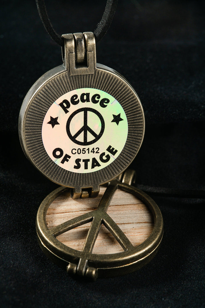 Woodstock 1969 Stage Peace Pendant Necklace