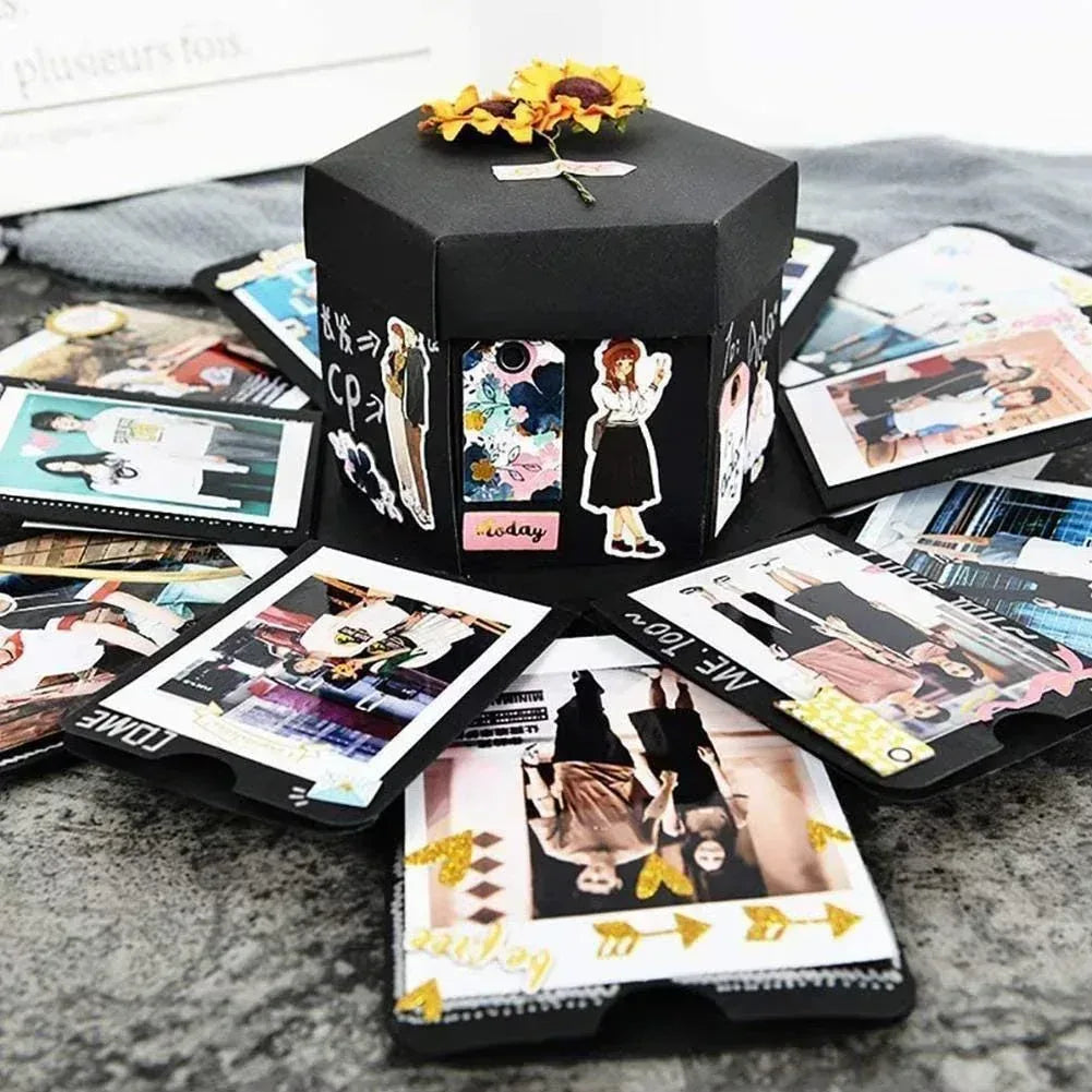 Personalized Photo Explosion Box Scrapbook Gift