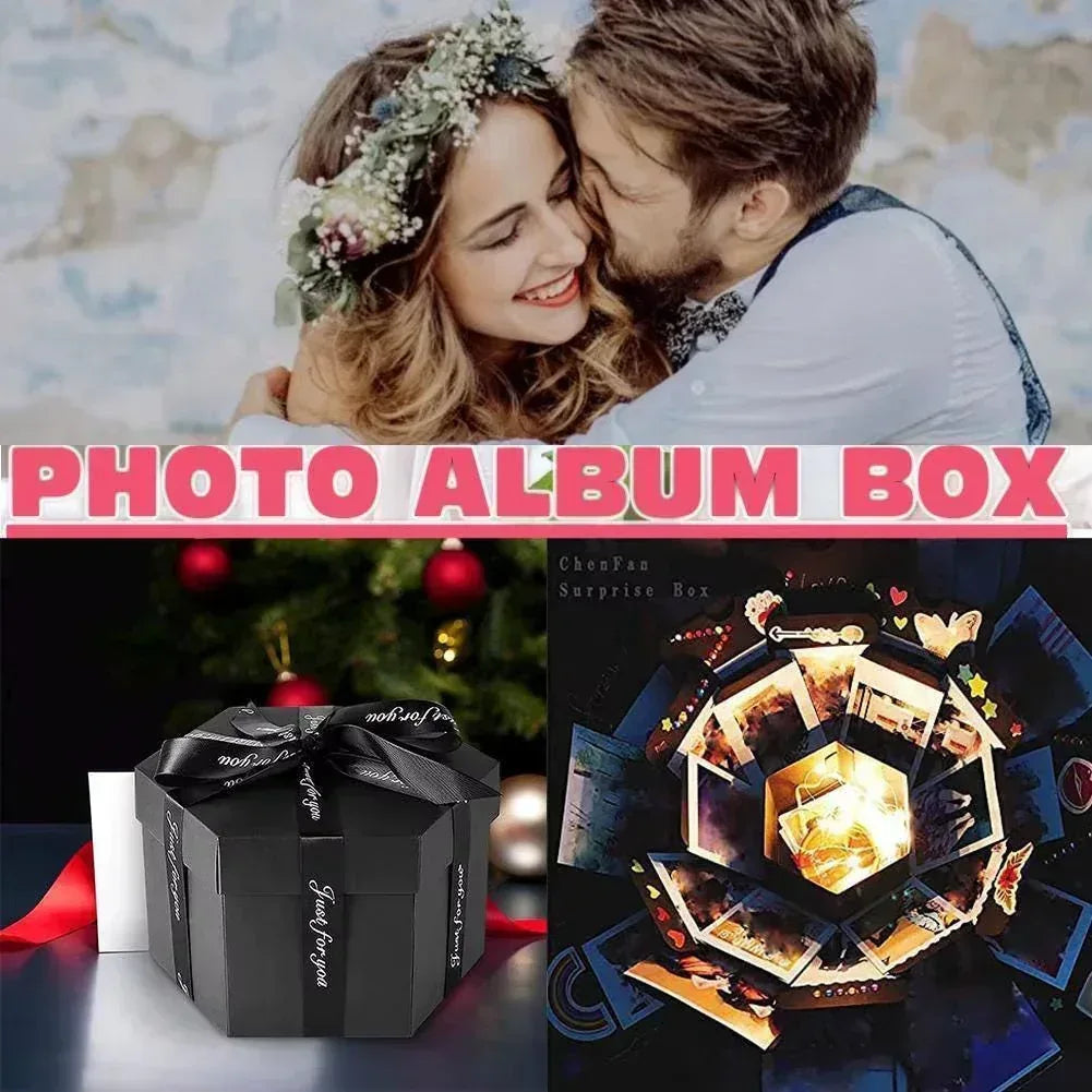 Personalized Photo Explosion Box Scrapbook Gift