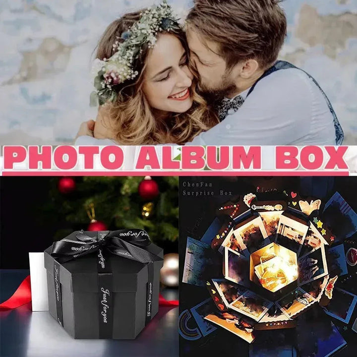 Personalized Photo Explosion Box Scrapbook Gift