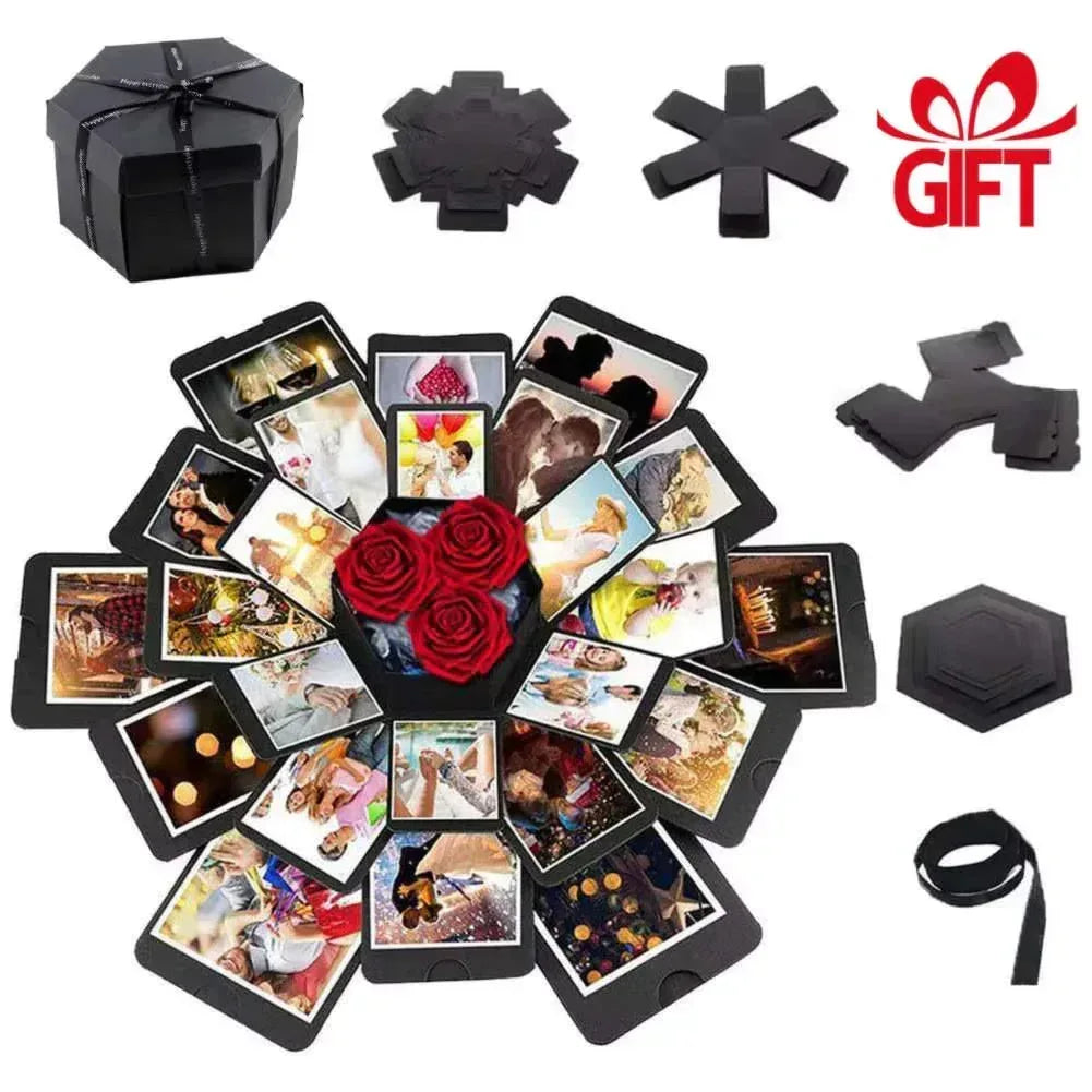 Personalized Photo Explosion Box Scrapbook Gift