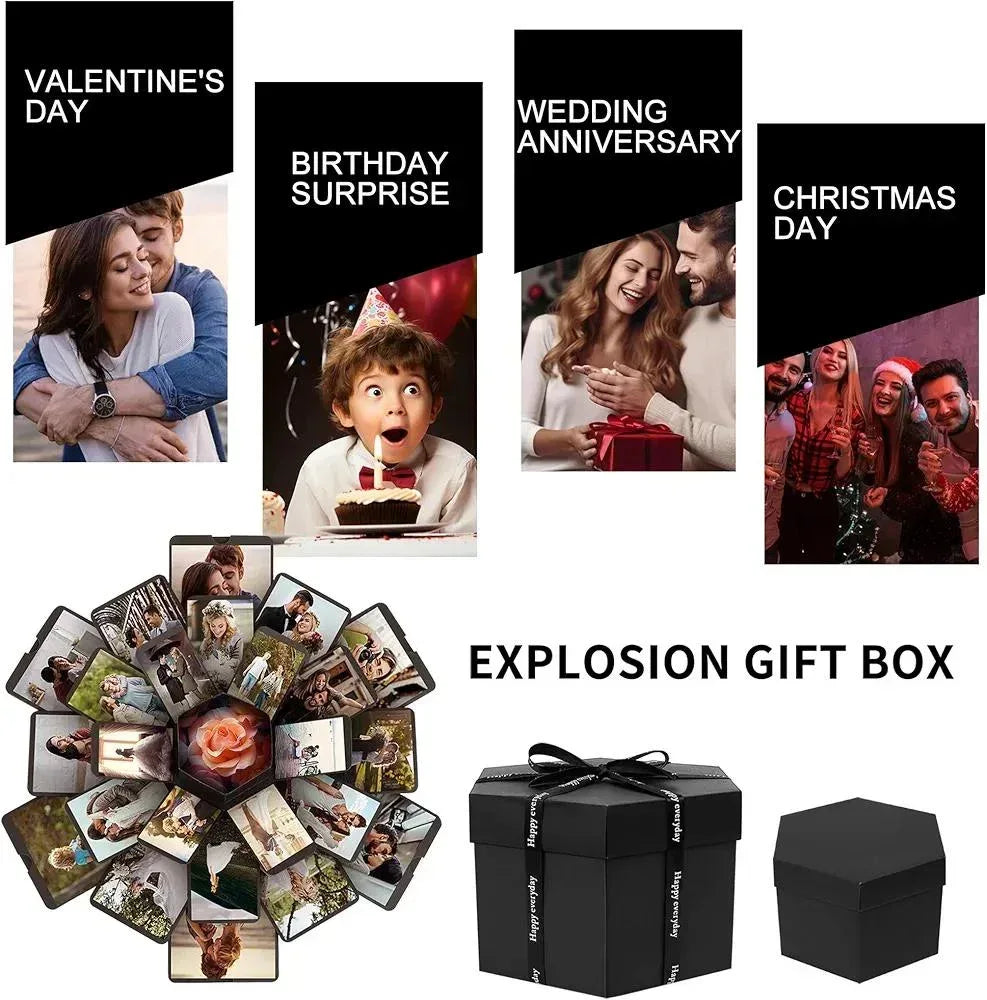 Personalized Photo Explosion Box Scrapbook Gift