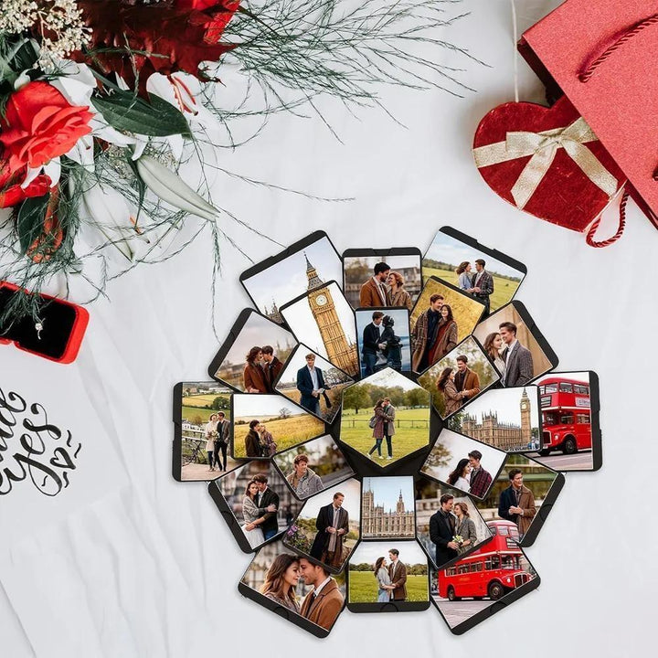 Personalized Photo Explosion Box Scrapbook Gift