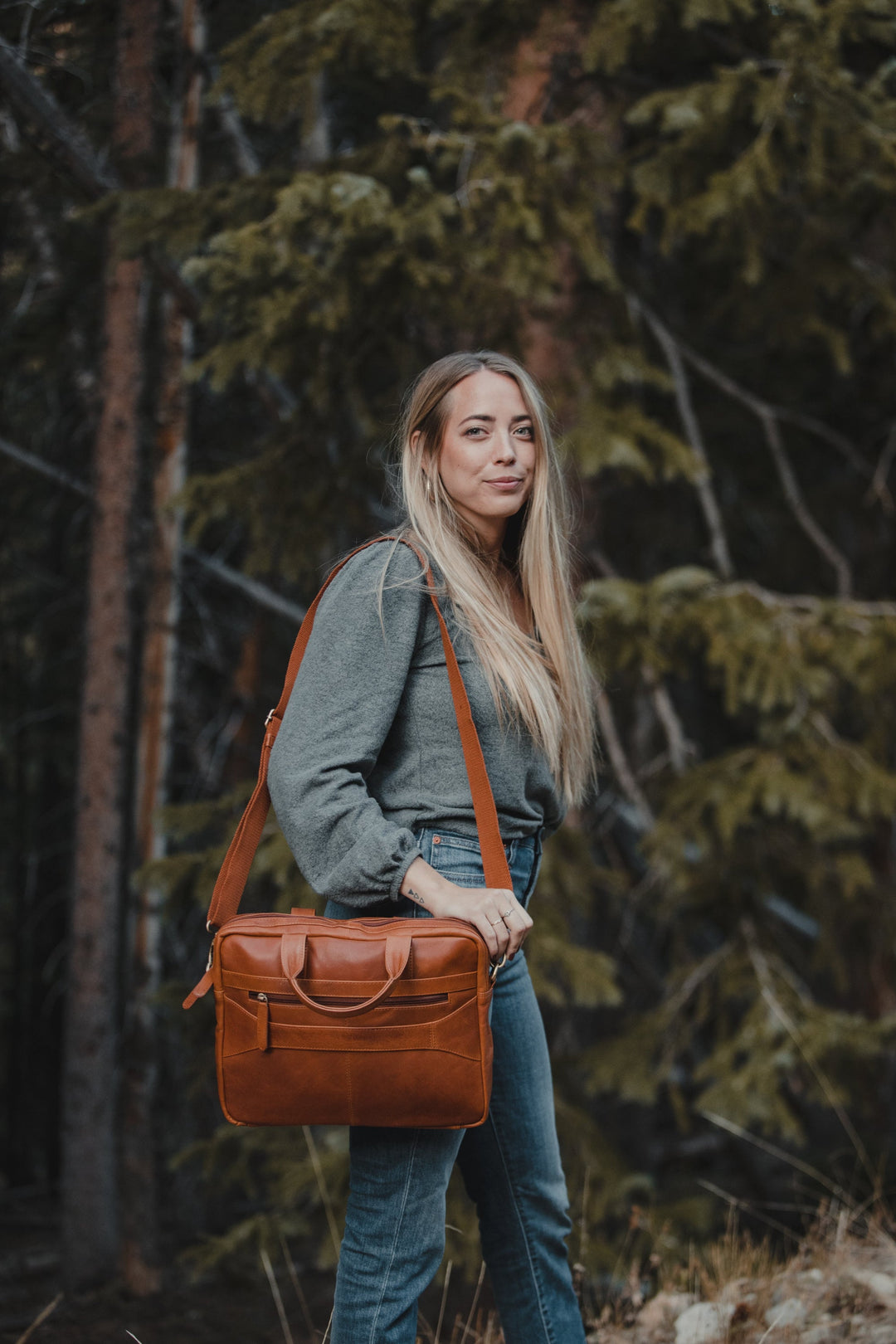 Katmai 13-Inch Leather Laptop Case | Premium Cowhide Briefcase