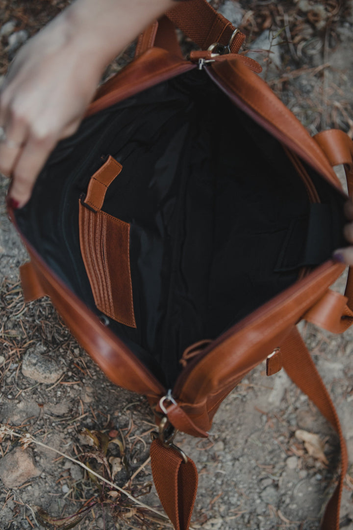 Katmai 13-Inch Leather Laptop Case | Premium Cowhide Briefcase