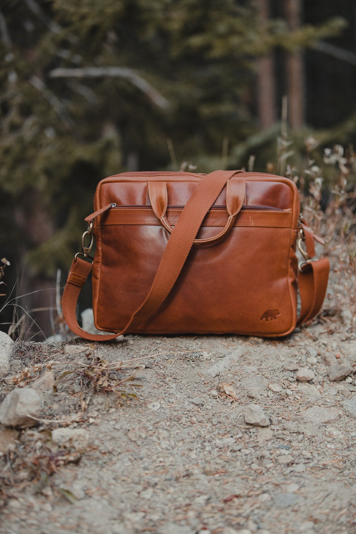 Katmai 13-Inch Leather Laptop Case | Premium Cowhide Briefcase