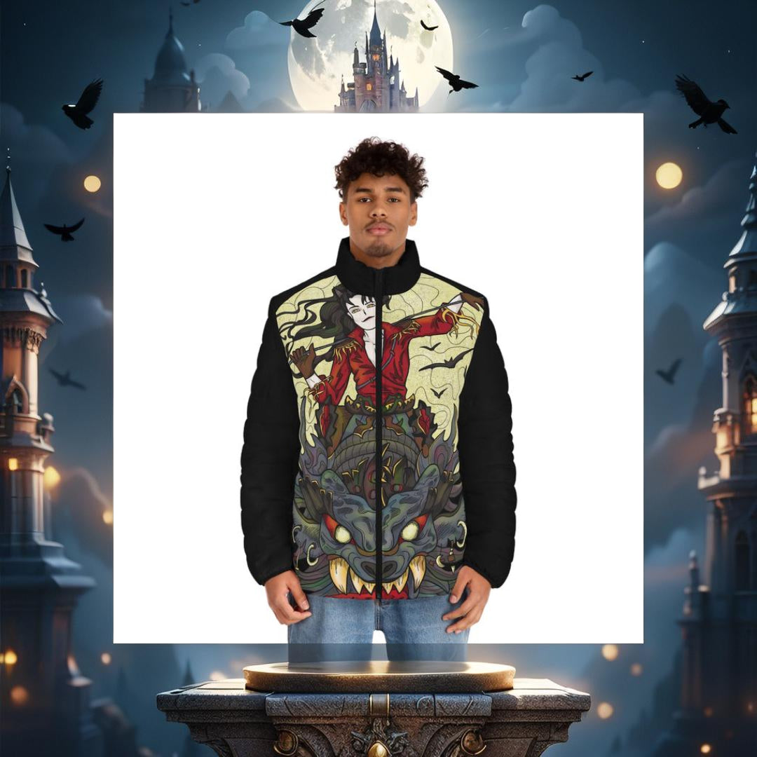Men's Puffer Jacket  - Dragon Rider