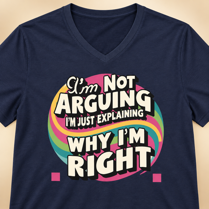 Funny Tee - I'm Not Arguing Unisex Jersey