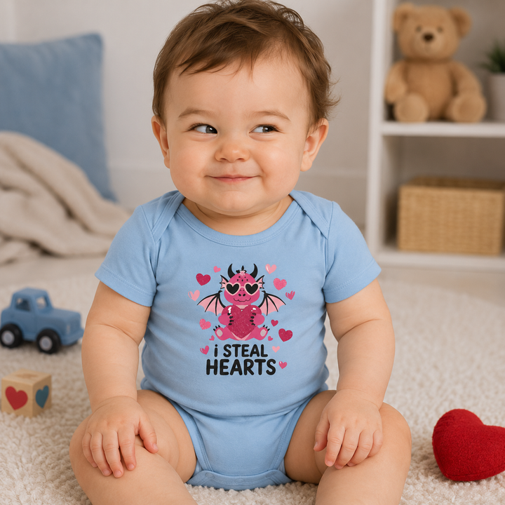 I Steal Hearts Infant Bodysuit | Cute Baby Onesie