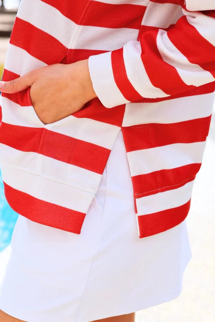 Women’s Stars and Stripes Quarter-Zip Pullover