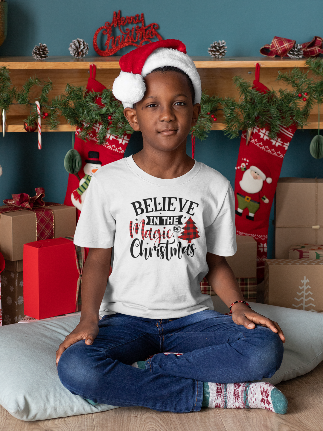 Infant Fine Jersey Tee - Magic of Christmas