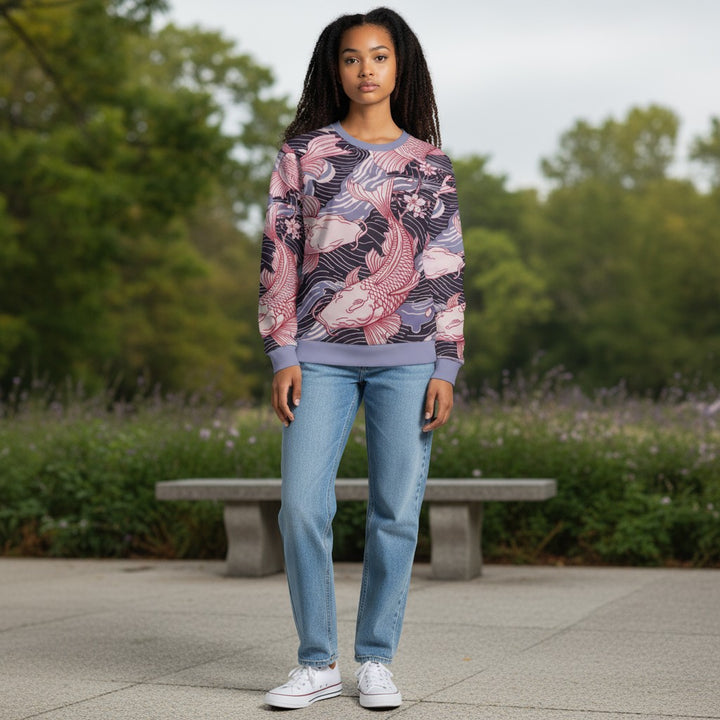 Lightweight Sweatshirt - Koi Fish