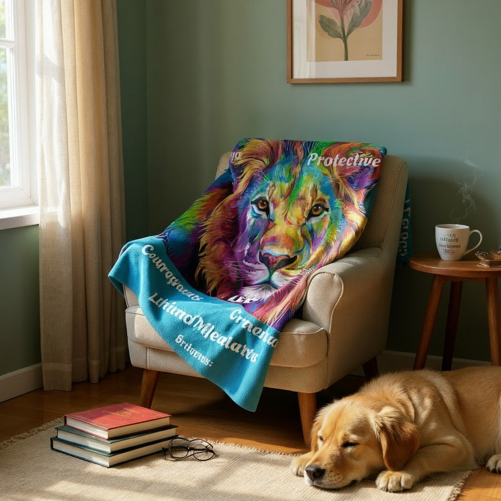 Velveteen Plush Blanket - LEO