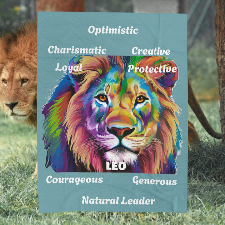 Velveteen Plush Blanket - LEO