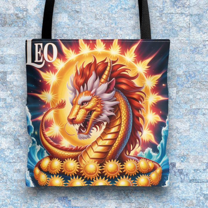 Leo Zodiac Tote Bag, Astrology Bag, Horoscope Tote, Birthday Gift, Festival Bag, Celestial Art Bag