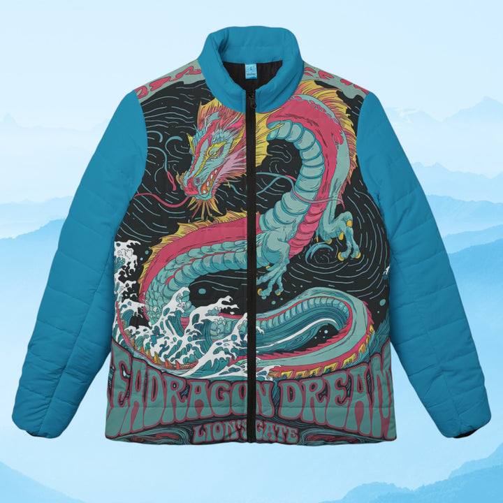 Women’s Puffer Jacket - Sea Dragon Lion's Gate