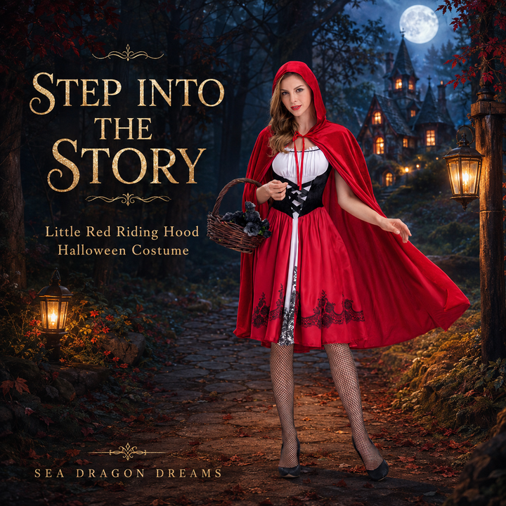 Women’s Little Red Riding Hood Halloween Costume – Fairytale Outfit