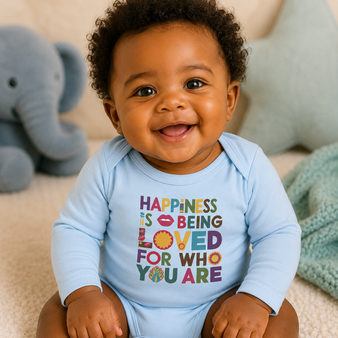 Loved For Who You Are Organic Baby Bodysuit | Baby Gift
