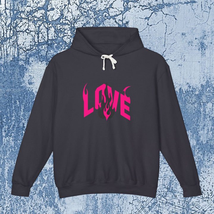 Unisex Lightweight Hooded Sweatshirt - LOVE