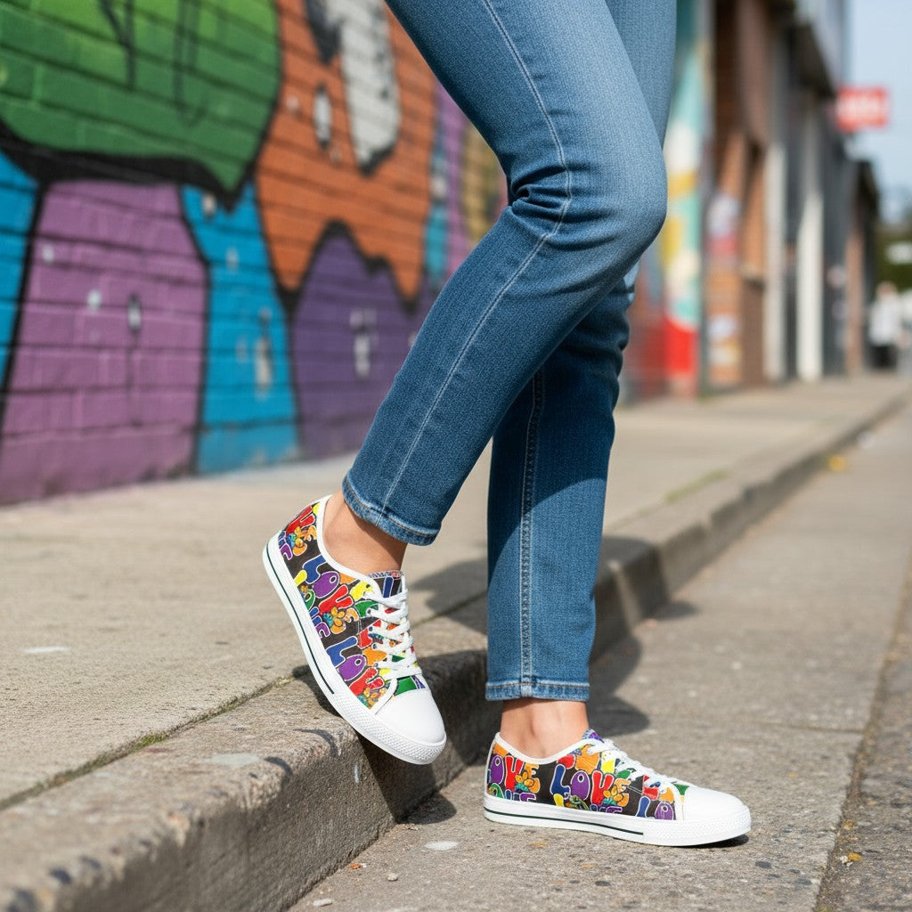 Love Low Top Sneakers for Women