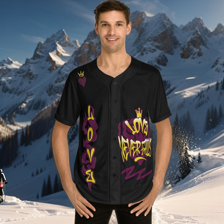 Men's Baseball Jersey  - Love Never Fails