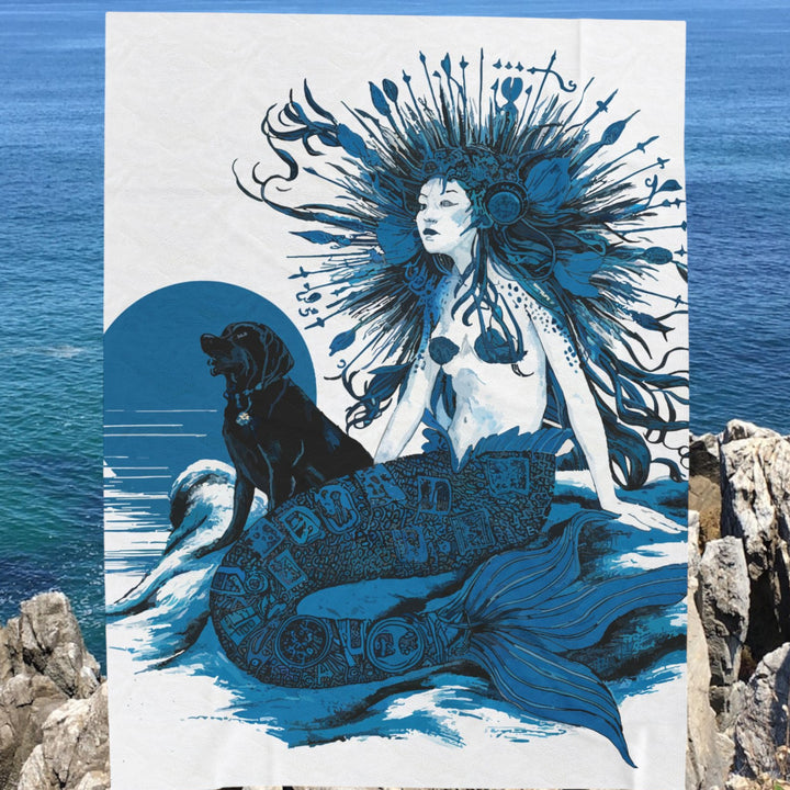 Velveteen Plush Blanket - Majestic Mermaid